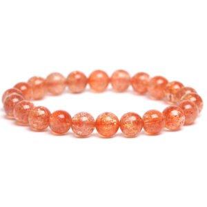 Golden Strawberry Crystal Bracelet Golden Sun Stone