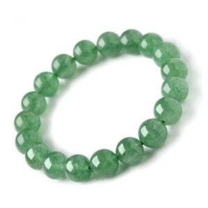 Green Strawberry Quartz Bracelet