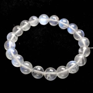 Natural Blue Moonlight Cream Body Crystal Bracelet