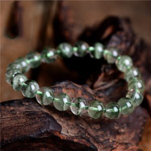 Natural green ghost bracelet