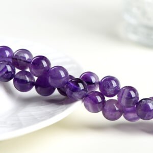 17-Crystal Natural Fantasy Amethyst Loose Beads DIY Handmade Beads Amethyst Semi-Finished Products