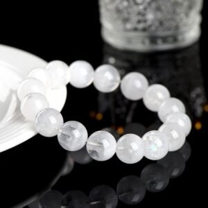 23-Crystal Natural White Ghost Cornucopia Ball Bead Bracelet Thousand Layer White Ghost Bracelet Factory Direct Sales