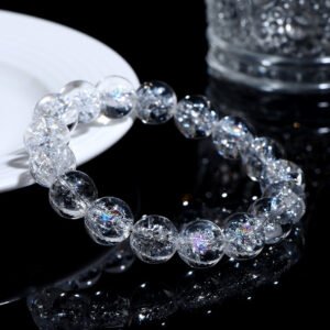 41-Crystal Natural Himalayan Bracelet White Crystal Rainbow Bracelet Wholesale
