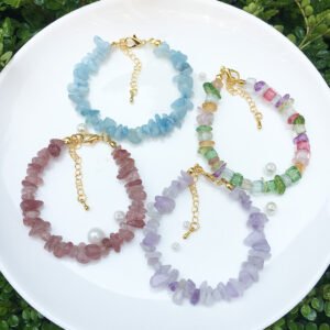 Fashion Sweet Irregular Gravel Bracelet For Women
