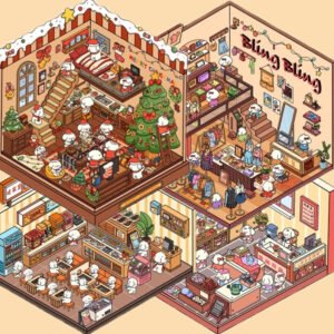 3D Landscaping Miniature Scene Stickers