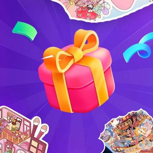 28pcs Amazing Mystery Box - DIY 3D Miniature Scene Stickers